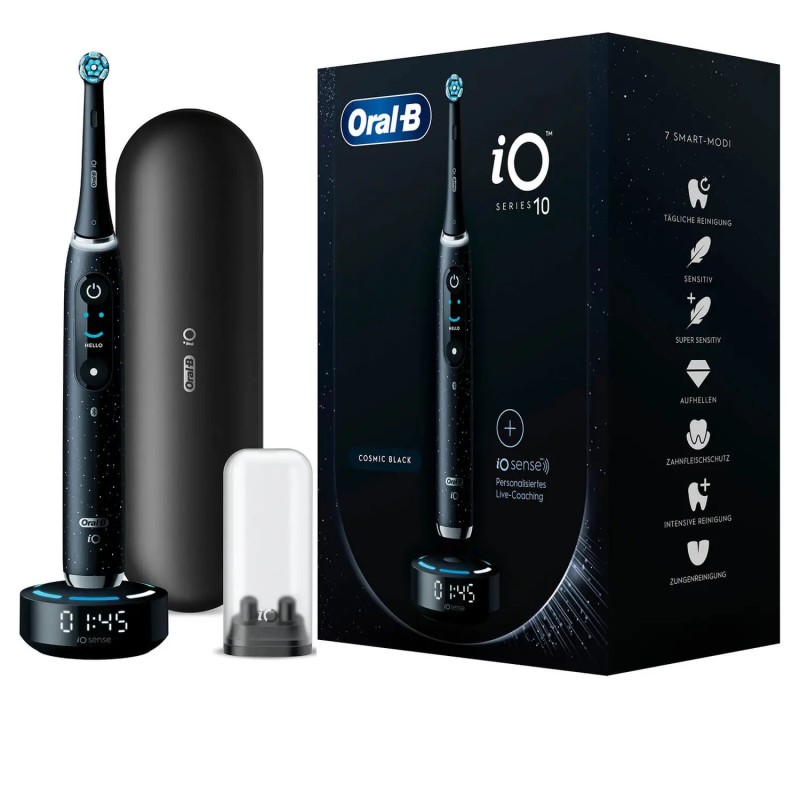 Oral-B iO Series 10 Elektrische Zahnbürste stardust black